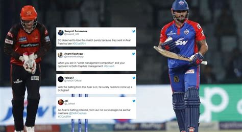 "Ab Axar [Patel] ki batting potential, form aur not out averages ka ...