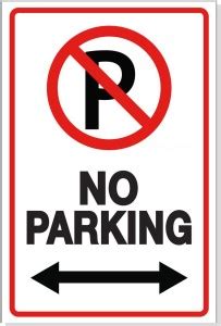 Vimatons NO PARKING Emergency Sign Price in India - Buy Vimatons NO ...