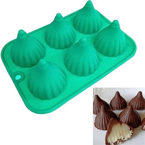 LEGACYCART6 Slot modak Mould Silicone Modak Shape Chocolate Mould Jelly ...