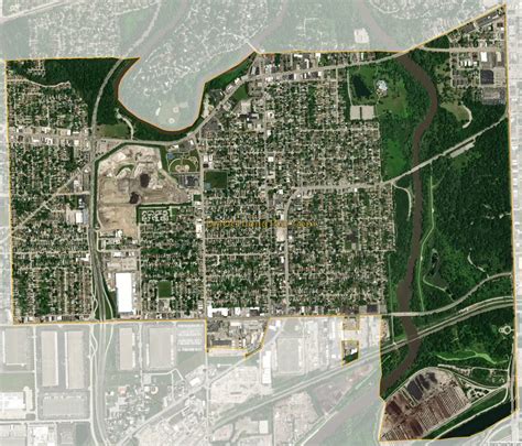 Map of Lyons village, Illinois - Thong Thai Real