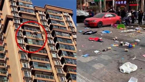 武汉一女子持续高空抛物，马路变成垃圾堆_凤凰网视频_凤凰网
