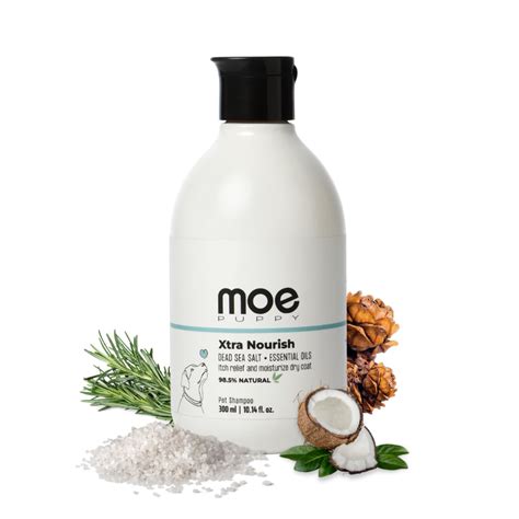 Buy Moe Xtra Nourish Pet Shampoo for Itch Relief & Moisturize Dry Coat ...