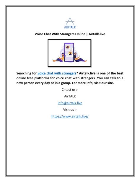 PPT - Voice Chat With Strangers Online | Airtalk.live PowerPoint Presentation - ID:11262475