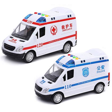 惯性救护车_精灵狗 儿童惯性动力玩具 110警车和谐号 - 阿里巴巴