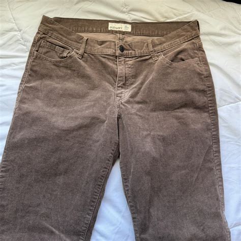 brown corduroy brown pants (fit like a medium) - Depop