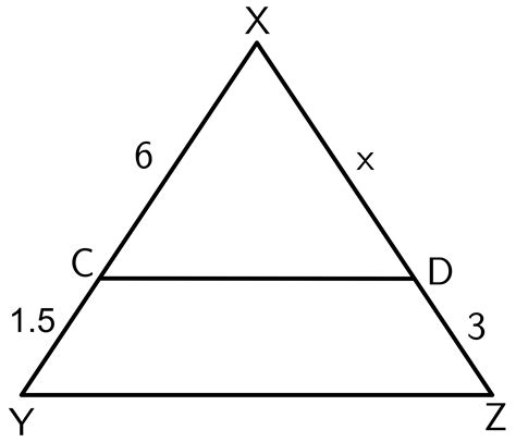 Image result for Triangle Proportionality Theorem Examples