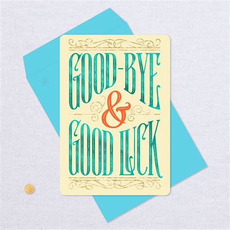 16" Good Luck Jumbo Goodbye Card - Greeting Cards | Hallmark