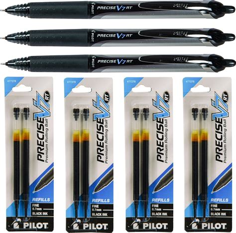 Amazon.com: PILOT Precise V10 RT Retractable Liquid Ink Rollerball Pens ...