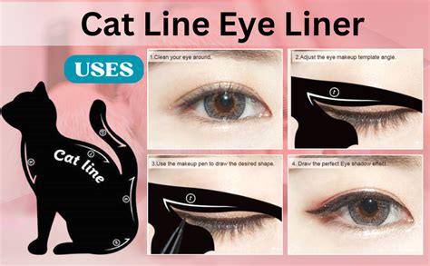 Buy AURINKO® Reusable Eyebrow Card Shaping Eye Stencil Sticker Template ...