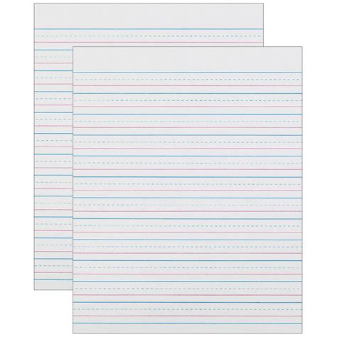 Amazon.com: Zaner-Bloser™ Sulphite Handwriting Paper, Dotted ...