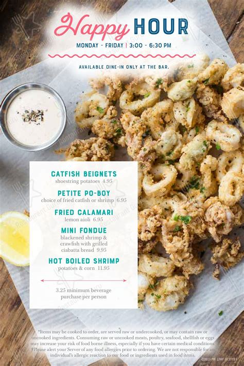 Menu at Pappas Seafood House restaurant, Houston, S Shepherd Dr