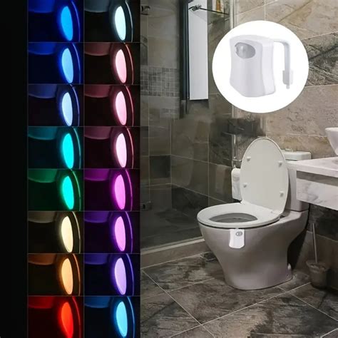 8 Color Sensor Toilet Light Safe Stylish Bathroom Upgrade – BUYZO