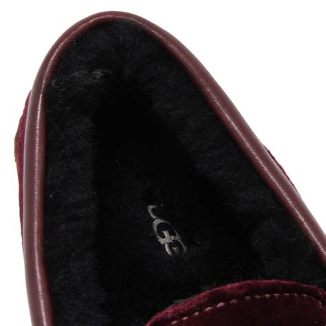 4877AA (WITHOUT BOX) GRAFFIATO mocassino uomo UGG velvet SCRATCHED ...