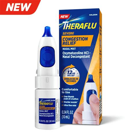 Theraflu Severe Congestion Relief Nasal Mist | Theraflu