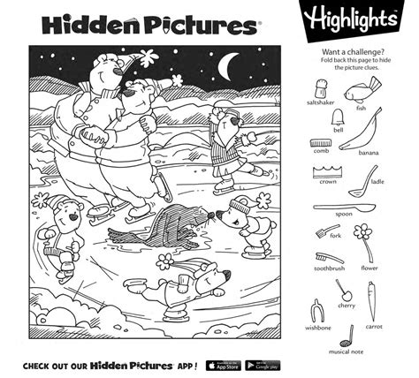 Free, Printable Hidden Picture Puzzles for Kids - Worksheets Library