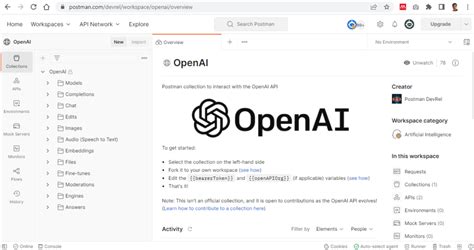 Check Openai API Key through Postman 的图像结果
