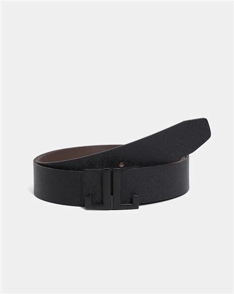 Black Reversible Leather Belt