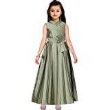 Adiva® Girl's Fit and Flare Maxi Gown Dress : Amazon.in: Clothing ...