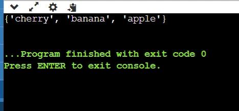 Image result for Python Set Real No Program