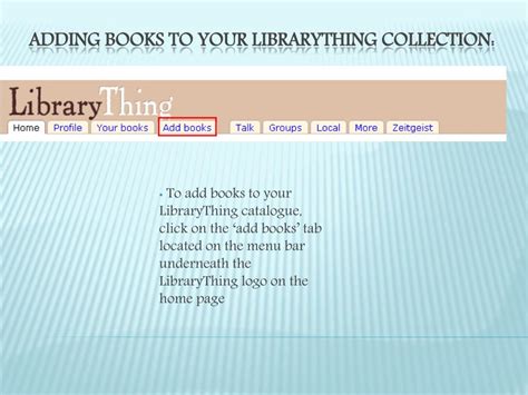 Image result for How to Use LibraryThing