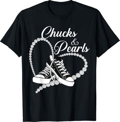 Chucks And Pearls 2025 I'M With Her Kamala 2025 T-Shirt - Walmart.com
