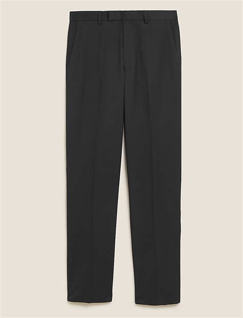 Buy Regular Fit Suit Trousers at Marks & Spencer