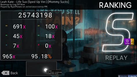 NyanPotato | Leah Kate - Life Sux (Sped Up Ver.) [Mommy Sucks] (Log Off ...