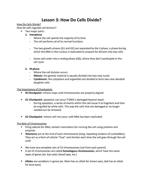 Free Lesson Biology Cell Divison 的图像结果