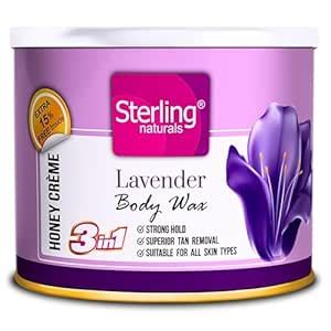 Sterling Naturals Hair Removal Wax for Men and Women, Fast & Painless ...