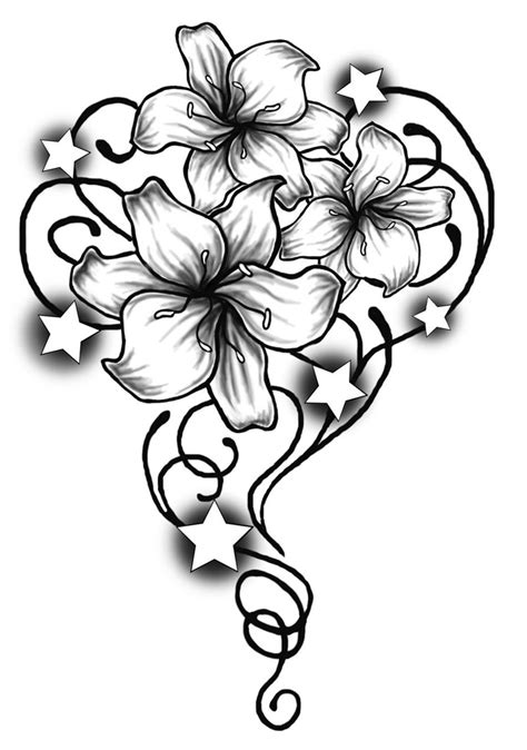 Hawaiian Flower Drawing at GetDrawings | Free download