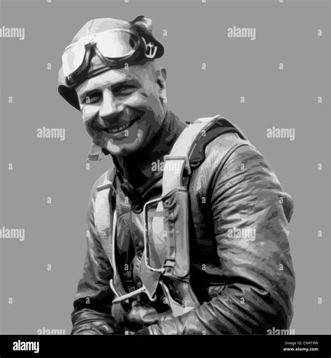 Digitally restored vector portrait of General James Harold Doolittle ...