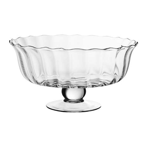 Cote Table Footed Glass Serving Bowl Praline
