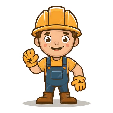 Skeptical Cartoon Construction Worker Clip Art Construction Worker