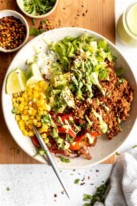 Ground Beef Taco Bowls - Eat With Clarity