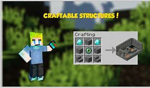 Image result for Minecraft Structures Craftable