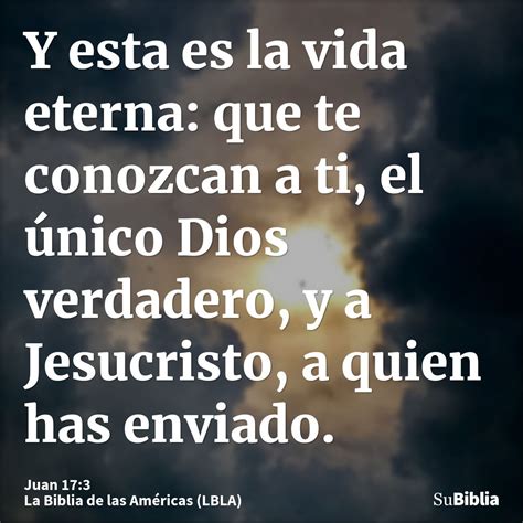 Juan 17:3 - Biblia