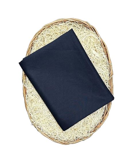 Buy Men's Navy Blue Slightly Stretchable Lycra Fabric for Trouser ...