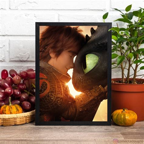 How To Train Your Dragon: Hiccup and Toothless Framed Poster ...
