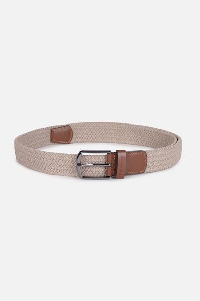 Buy Men Beige Textured Leather Belt Online - 40097780 | Peter England
