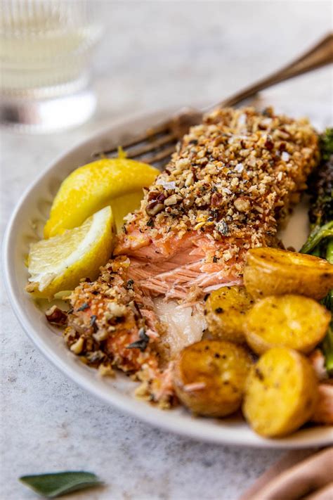 Tender, Flaky Pecan Crusted Salmon - Well Seasoned Studio