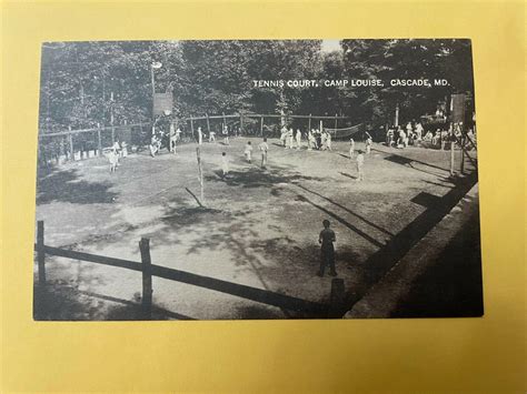 CAMP LOUISE TENNIS COURT CASCADE MARYLAND | #3939817133