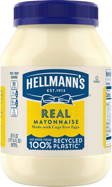 Amazon.com : Hellmann's Extra Heavy Mayonnaise Jar, Extra Egg Yolk ...