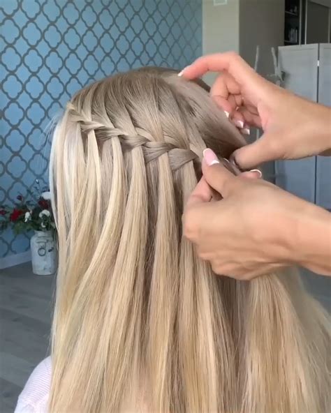 Image result for Tutorial On Waterfall Braid
