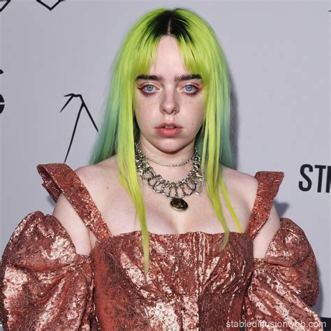 Billie Eilish in a Dress | Stable Diffusion Online