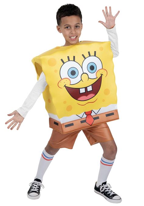 Deluxe SpongeBob SqaurePants Boy's Costume | Nickelodeon Costumes