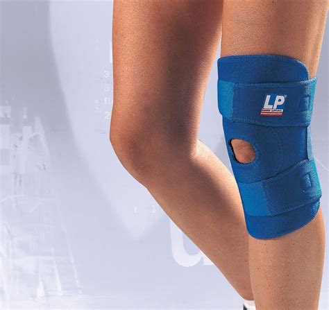 Buy LP SUPPORT Neoprene Supports 758 Open Patella Knee Support,Royal ...