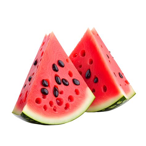 AI generated Watermelon Slice Isolated on Transparent Background ...