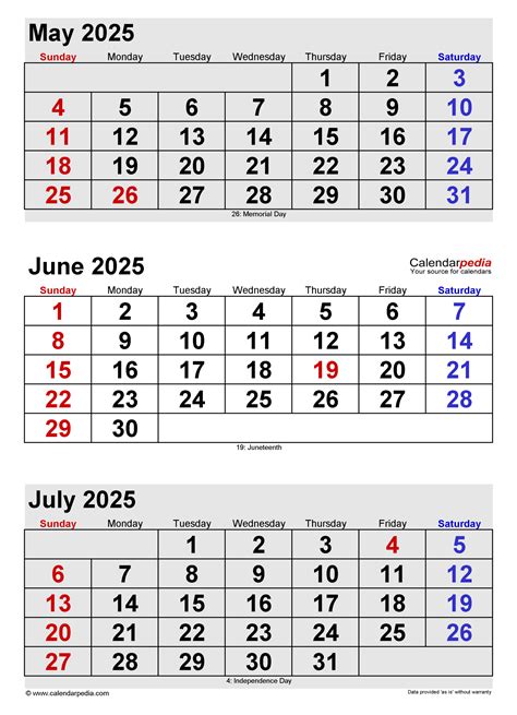 Printable Calendar May And June 2025
