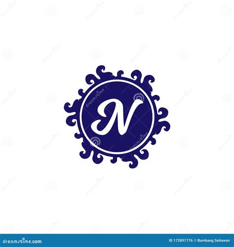 Decorative Letter N