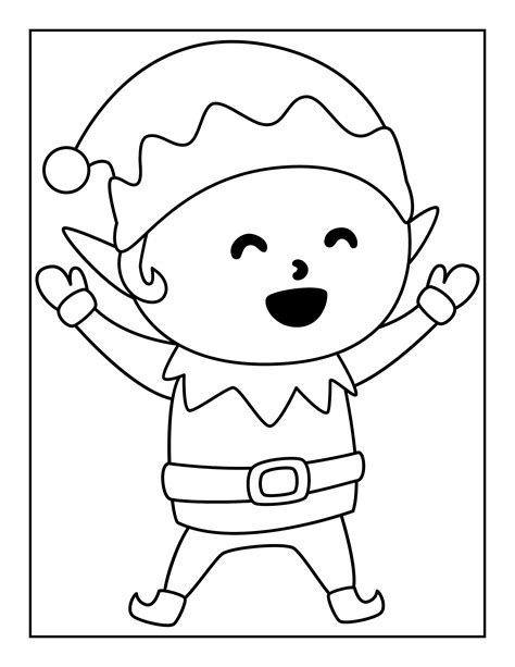 20 Elf Coloring Pages, Free Christmas Elves Coloring Pages